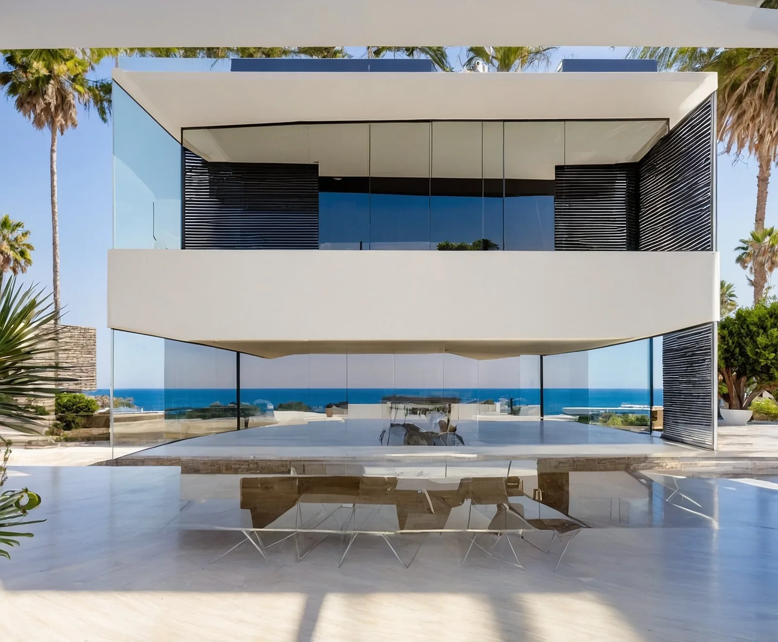 Villa moderna de lujo con vistas al mar Mediterráneo